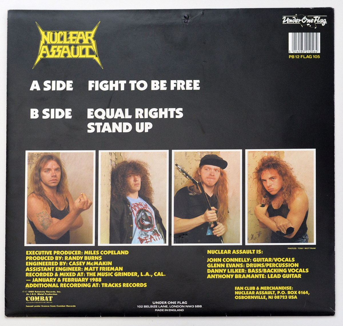 High Resolution Photo #2 NUCLEAR ASSAULT Fight To Be Free